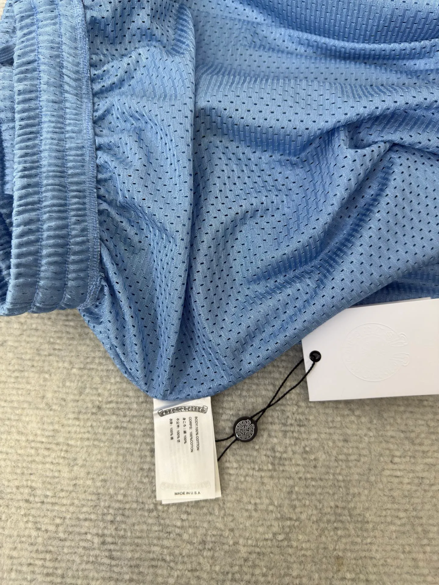 P270 Chrome Hearts Glitter Ice Hockey Jersey Pants Authentic version - physical counter - top luxury quality 🆚 Instant sale of all versions on the market YB version Custom dyeing color The highest version on the market The fabric is made of high-density 100D bird's eye cloth Double-sided mesh positioning is very time-consuming The cost of labor loss is very high Non-market single-layer thin see-through junk goods Same style for men and women OS version Size S M L